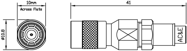 B04046060 Mini Balun Line Drawing