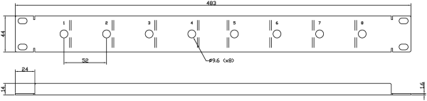 E848 Line Drawing