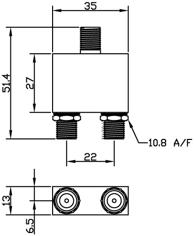 E887-877 Line Drawing